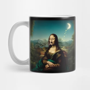 Mona Lisa Rests: World Sleep Day Mug